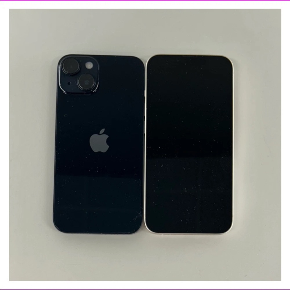 Apple iPhone Duo in Black with Silver Edges